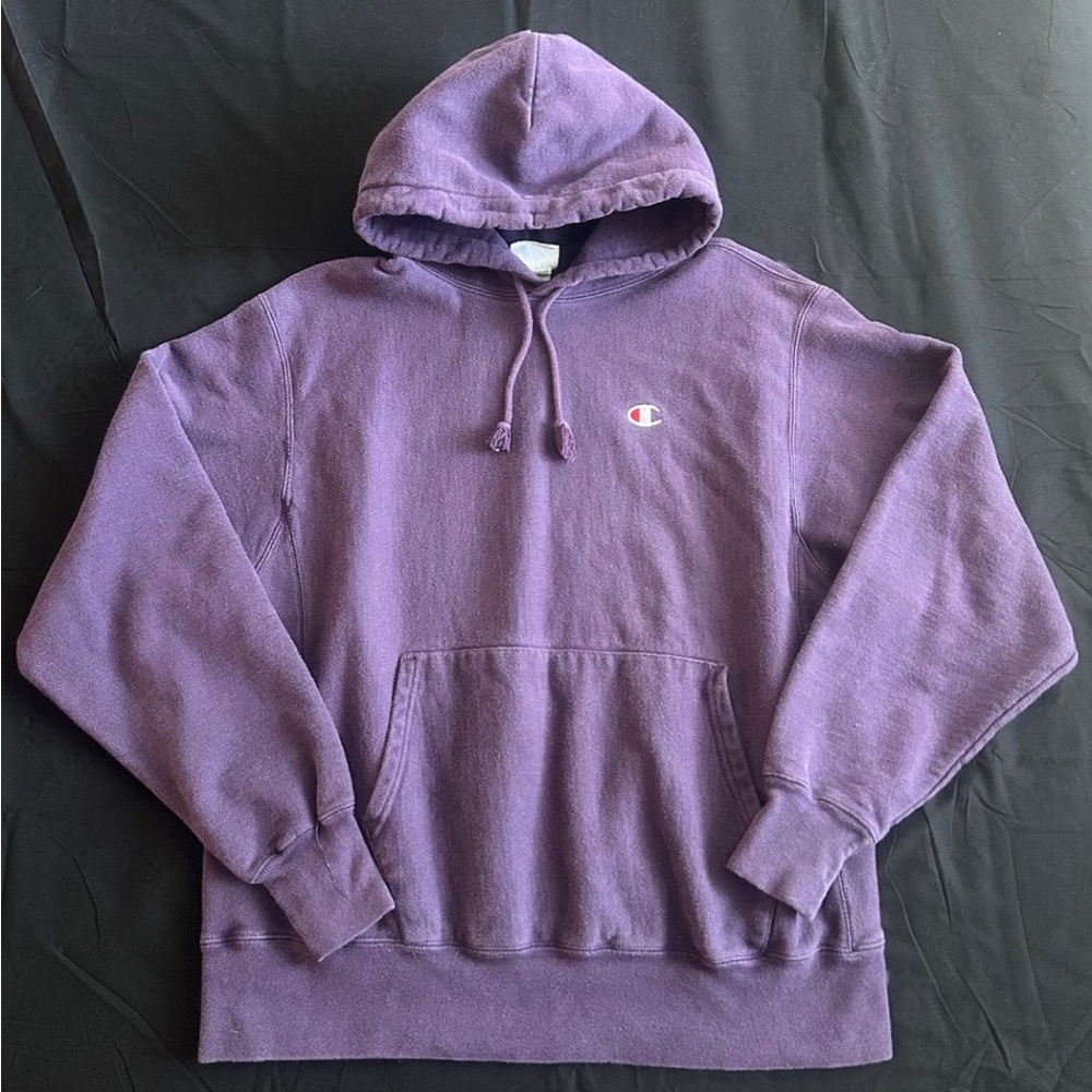 Champion Purple Quarter-Zip Sweater